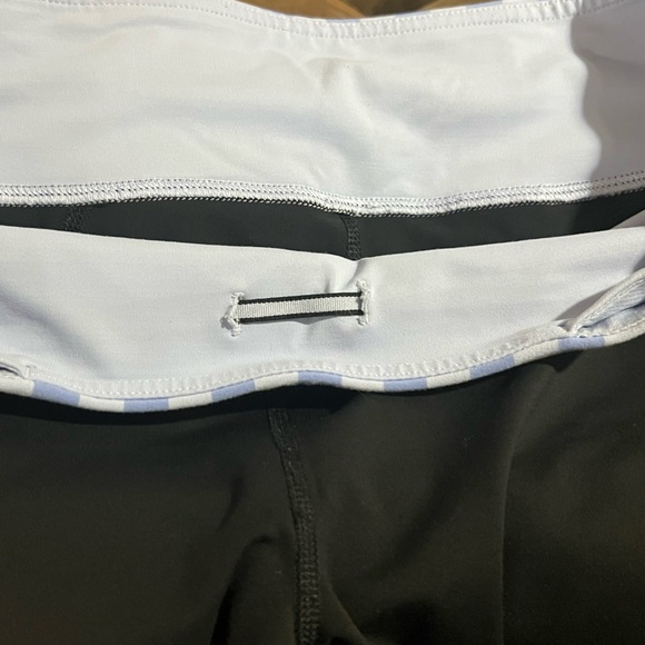lululemon athletica Black Leggings with Light purple Striped Waistband - Picture 6 of 6